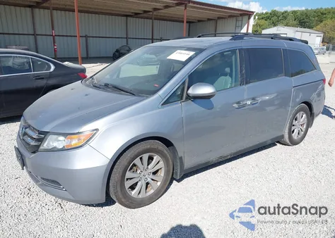 2016 Honda Odyssey Ex-L из США, поврежденный, VIN 5FNRL5H66GB074233